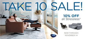 10% Off Stressless Home Seating