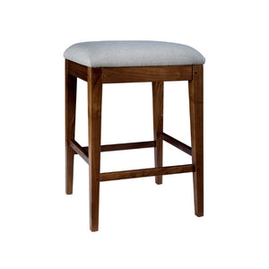 Rustic Walnut Counter Stool