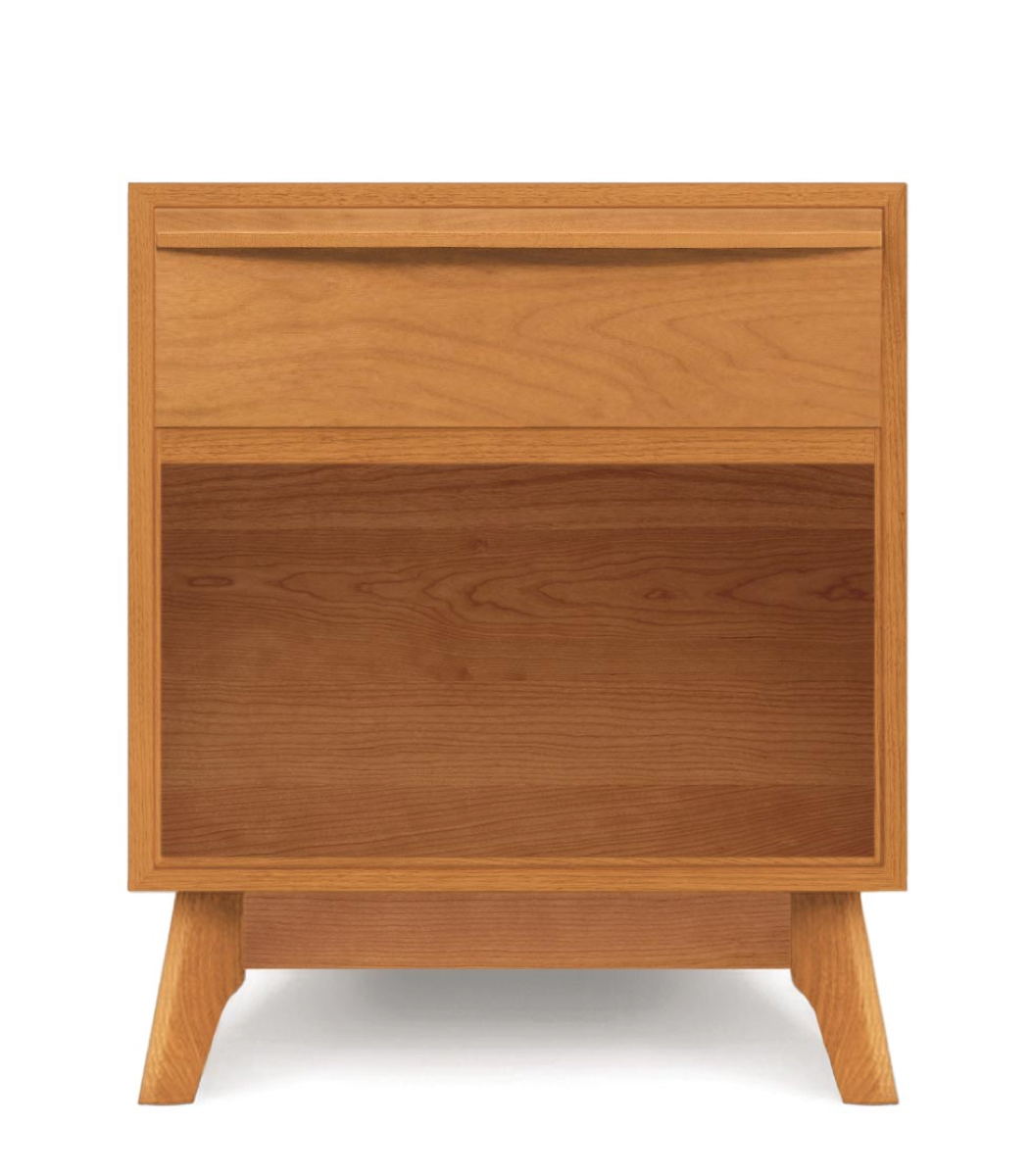 Catalina 1 Drawer Nightstand Front Cherry